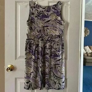 MICHAEL Michael‎  KORS P/S PURPLE BLACK PA DESIGNS & POCKETS ON EACH SIDE